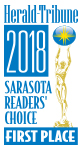 herald tribune sarasota readers choice award 2018.